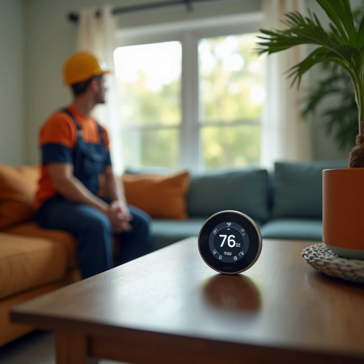Humidity gauge reading high indoors while the AC runs in an older Orange Park, FL home